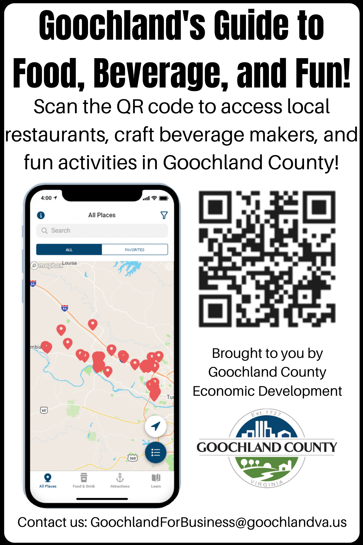 Goochland's Guide to Food, Beverage, and Fun! 
