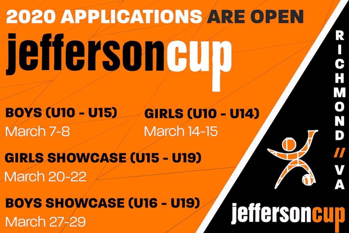 Applications are Open for the 2020 Jefferson Cup! Richmond Strikers